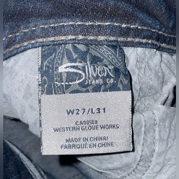 “Silver Jeans Co” y2k low rise flare jeans Size W27 - Picture 6 of 6